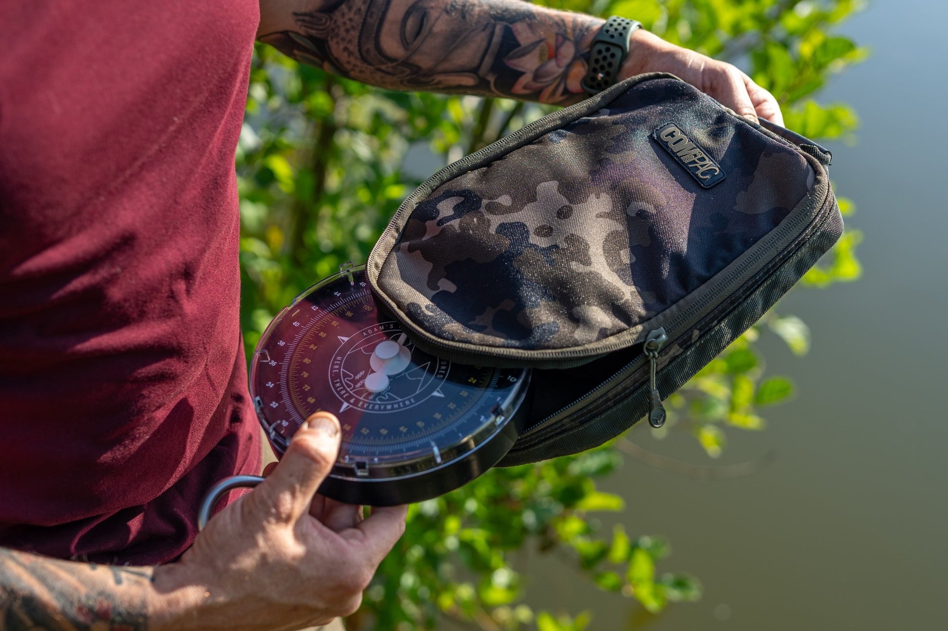 KORDA KORDA Compac Scales Pouch Dark Kamo  - Parkfield Angling Centre