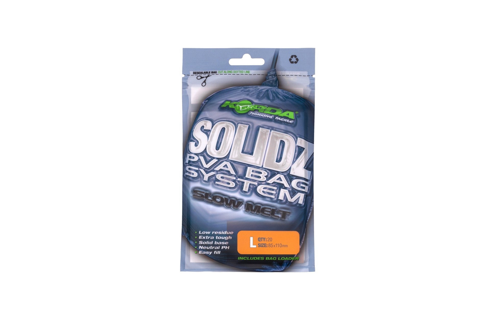 KORDA KORDA Solidz Slow Melt PVA Bags KORDA Solidz Slow Melt PVA Bags L - Parkfield Angling Centre