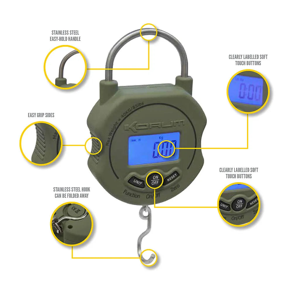 KORUM KORUM Digital Scales  - Parkfield Angling Centre