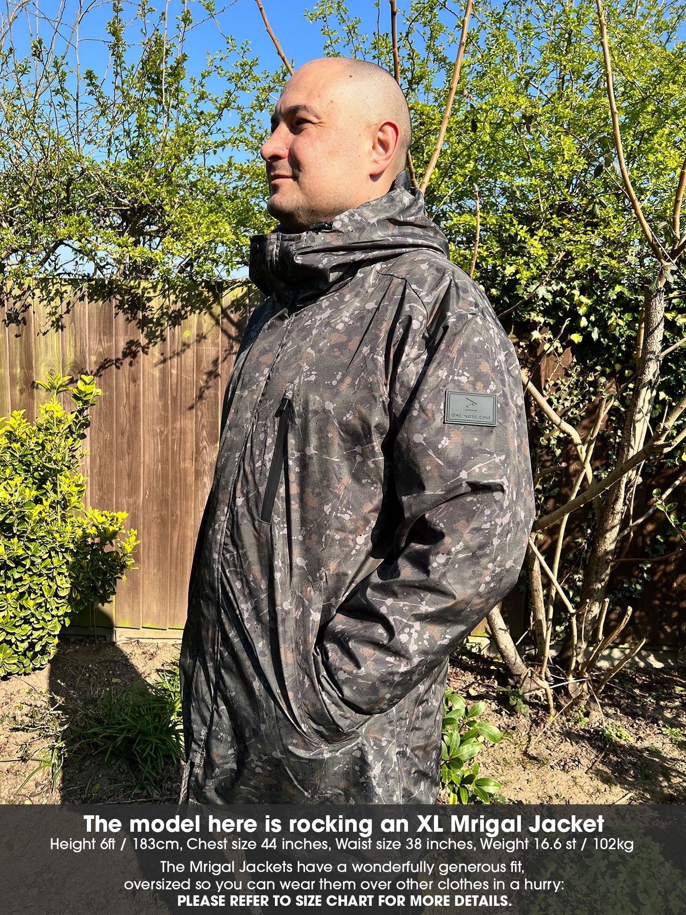 OMC OMC Camo rain jacket  - Parkfield Angling Centre