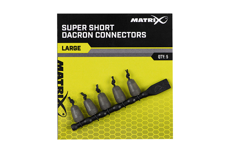 MATRIX MATRIX Super Short Dacron Connector  - Parkfield Angling Centre