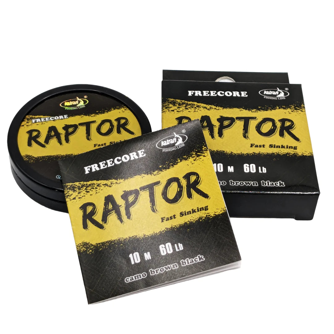 KATRAN KATRAN Free core RAPTOR camo 60 Lb 10 M  - Parkfield Angling Centre