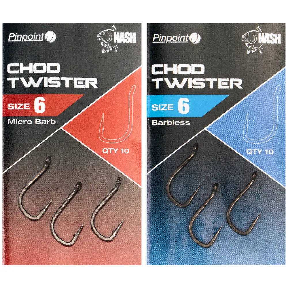 NASH NASH Chod Twister Hooks  - Parkfield Angling Centre