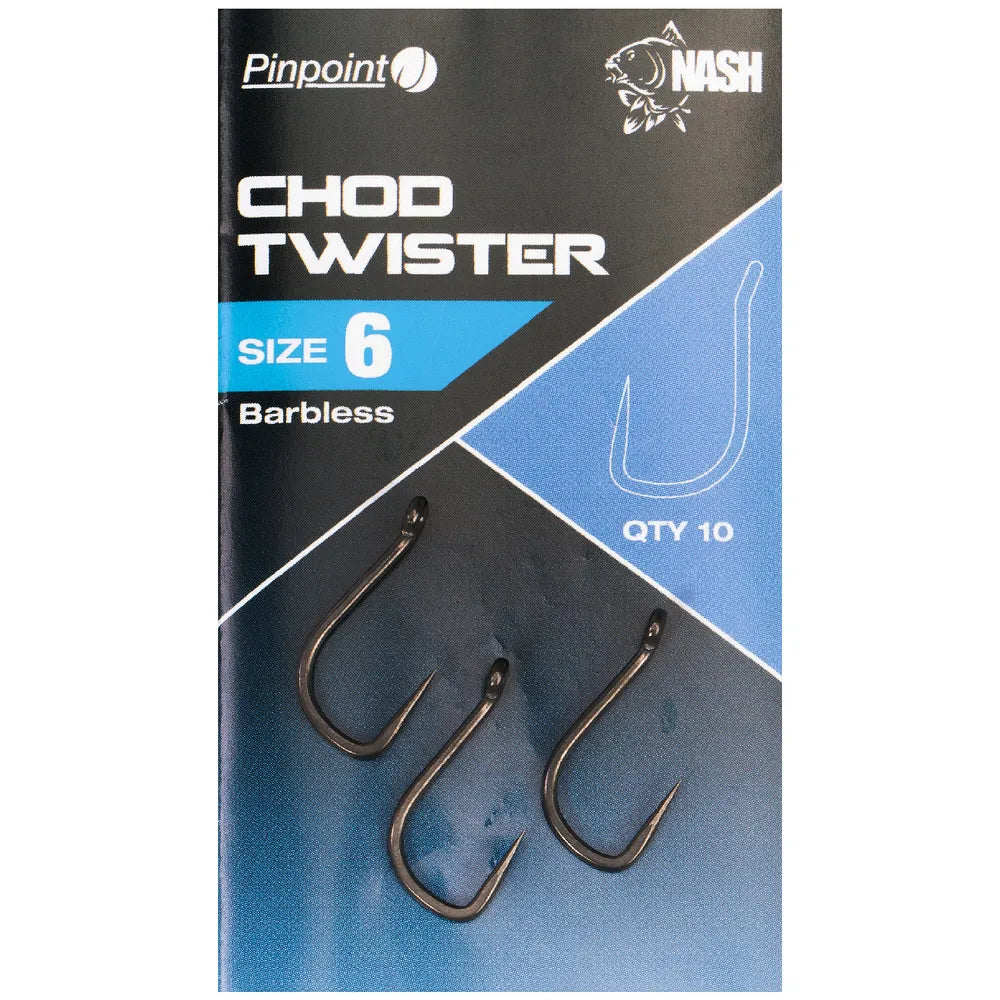 NASH NASH Chod Twister Hooks  - Parkfield Angling Centre