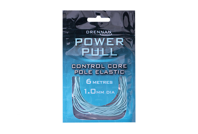 DRENNAN DRENNAN Power Pull Elastic Power Pull Elastic 1.0mm Aqua - Parkfield Angling Centre