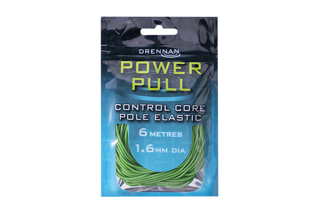 DRENNAN DRENNAN Power Pull Elastic Power Pull Elastic 1.6mm Green - Parkfield Angling Centre