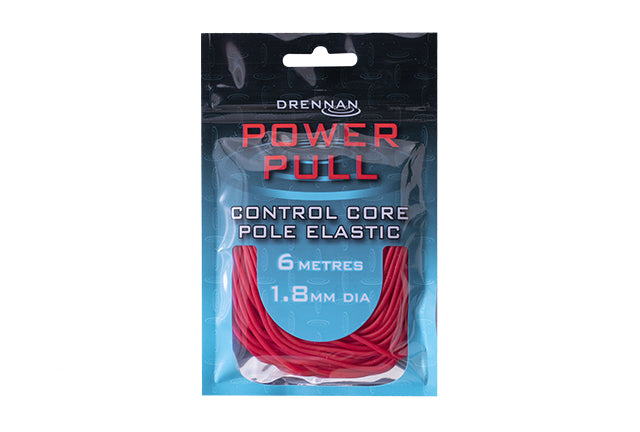 DRENNAN DRENNAN Power Pull Elastic Power Pull Elastic 1.8mm Red - Parkfield Angling Centre