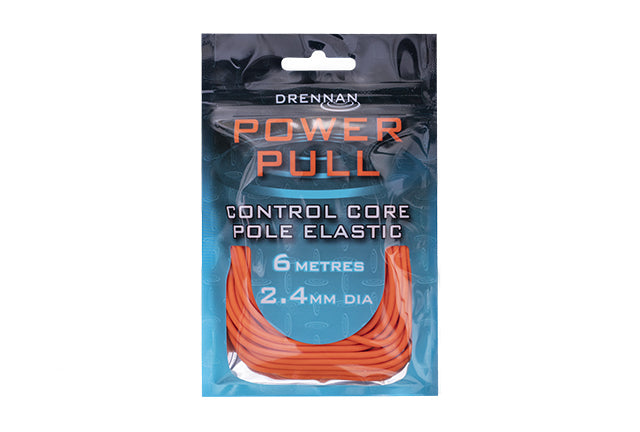 DRENNAN DRENNAN Power Pull Elastic Power Pull Elastic 2.4mmOrange - Parkfield Angling Centre