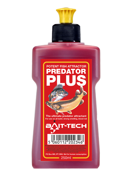 BAIT-TECH BAIT-TECH Liquid Predator Plus (250ml)  - Parkfield Angling Centre