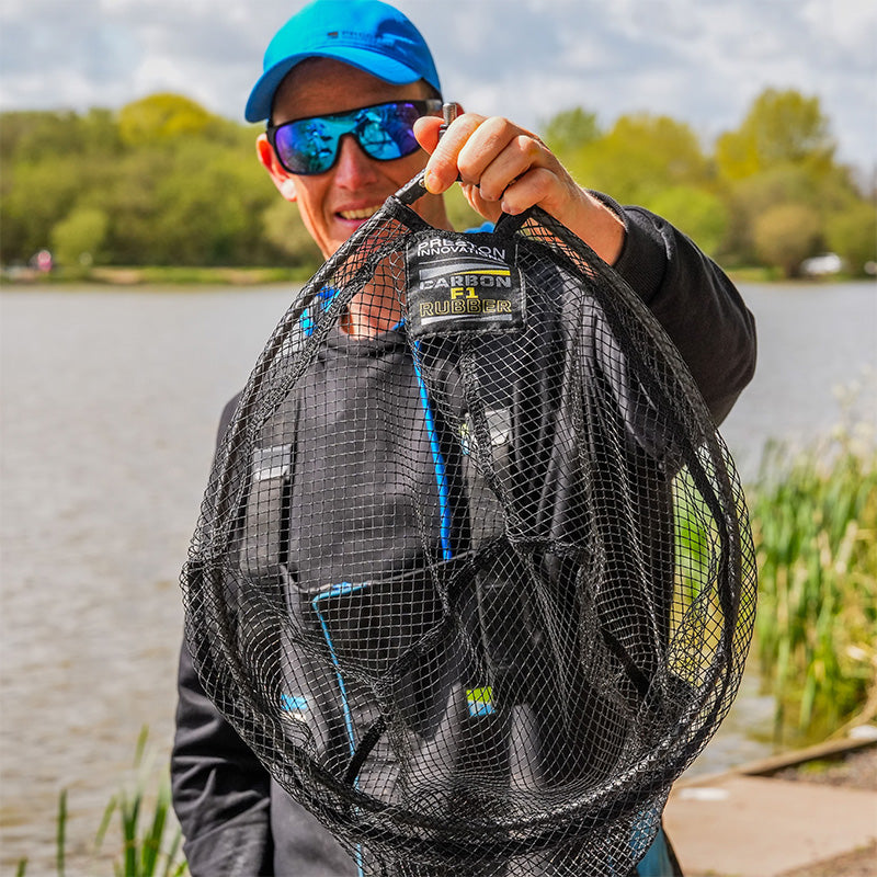 PRESTON PRESTON Carbon F1 Latex Landing Net 16" - Parkfield Angling Centre