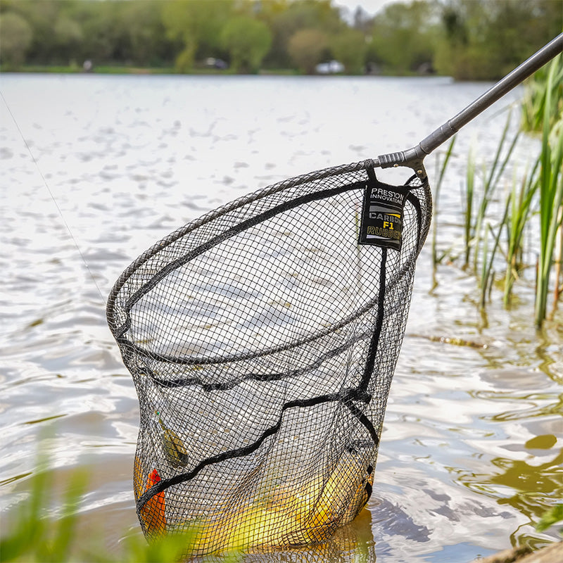 PRESTON PRESTON Carbon F1 Latex Landing Net 16" - Parkfield Angling Centre