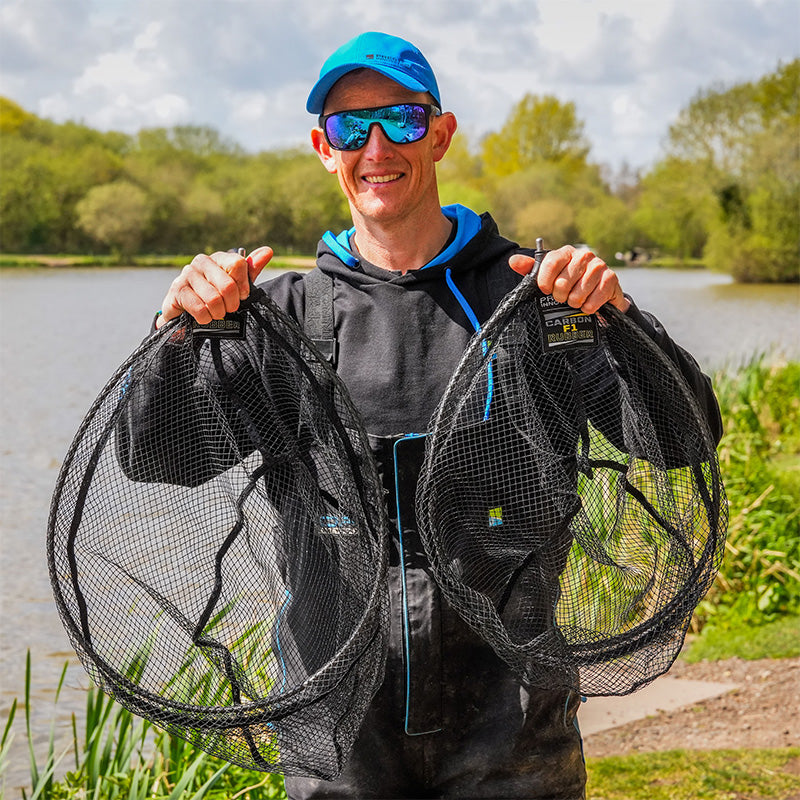 PRESTON PRESTON Carbon F1 Latex Landing Net 16" - Parkfield Angling Centre