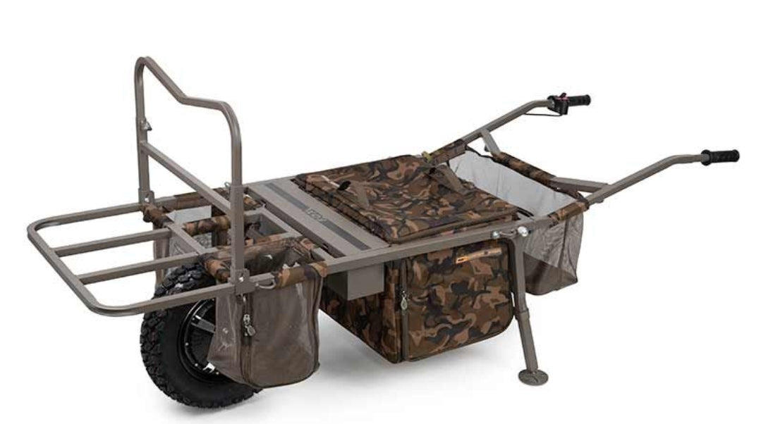 FOX FOX Transporter 24v Power Plus Barrow (including 2 x 9Ah 12v batteries and charger)  - Parkfield Angling Centre