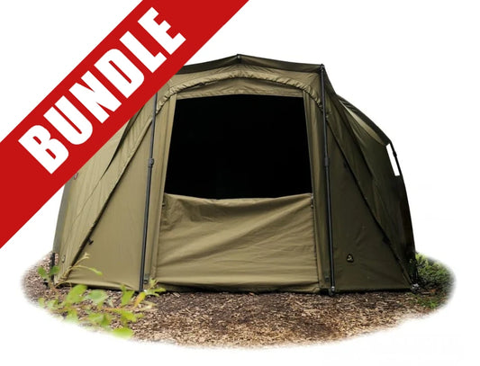 Parkfield Angling Centre CARP SPIRIT Bundle - Magnum 100 Bivvy with Zip In Mozzi Mesh  - Parkfield Angling Centre