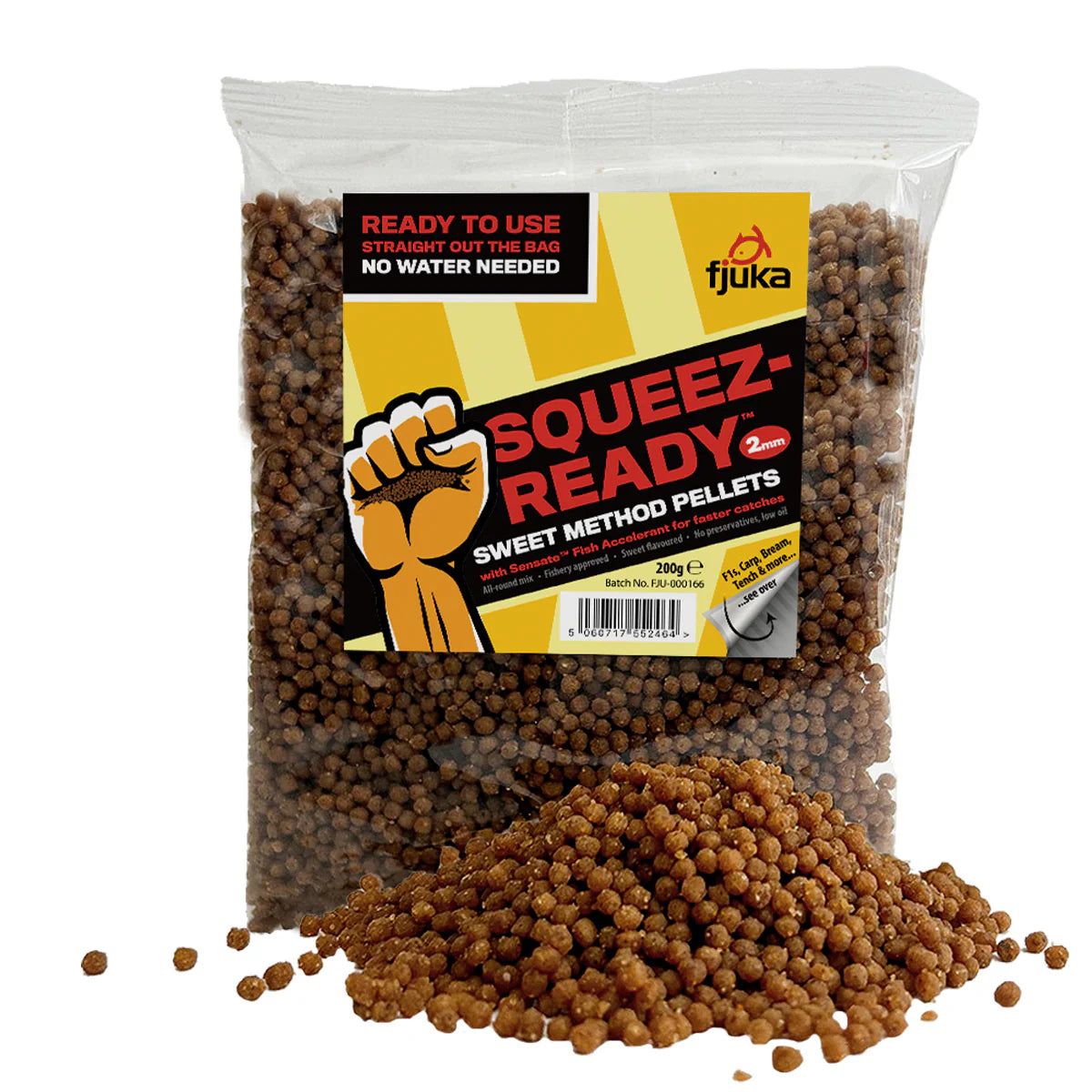 FJUKA BAITS FJUKA BAITS Squeez-Ready™ Method Pellets 2mm - Parkfield Angling Centre