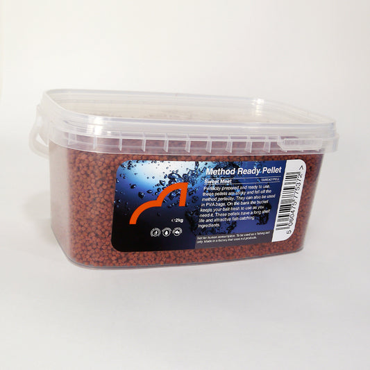 SPOTTED FIN SPOTTED FIN Ready Method Pellets 2Mm SPOTTED FIN Sweat Meat With Robin Red - Ready Method Pellets 2Mm - Parkfield Angling Centre