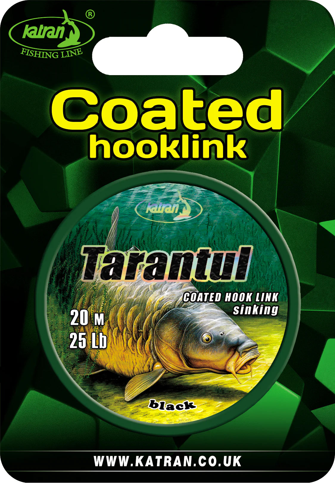 KATRAN KATRAN Coated braided hook links TARANTUL 20m  - Parkfield Angling Centre