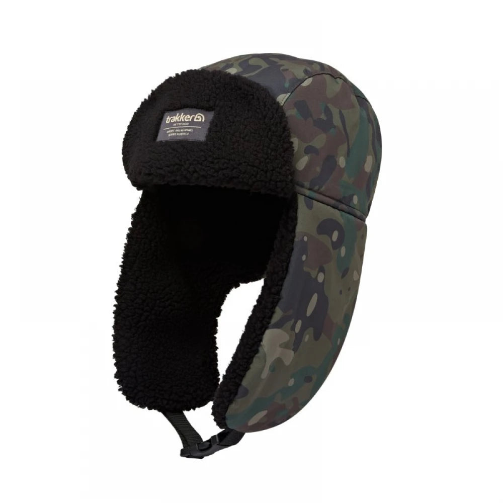 TRAKKER TRAKKER TechPro Camo Trapper Hat  - Parkfield Angling Centre