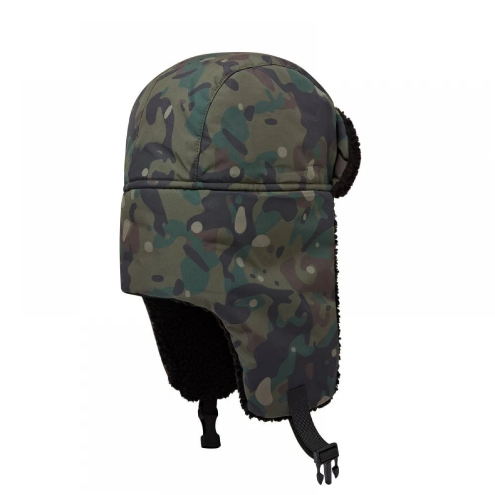 TRAKKER TRAKKER TechPro Camo Trapper Hat  - Parkfield Angling Centre