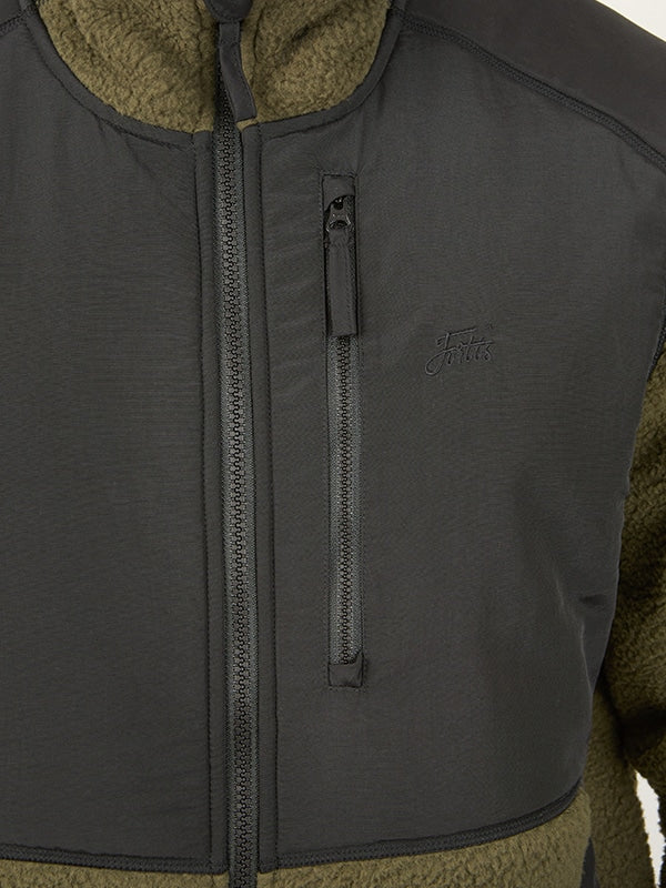 FORTIS FORTIS Tundra Fleece - Olive/Black  - Parkfield Angling Centre