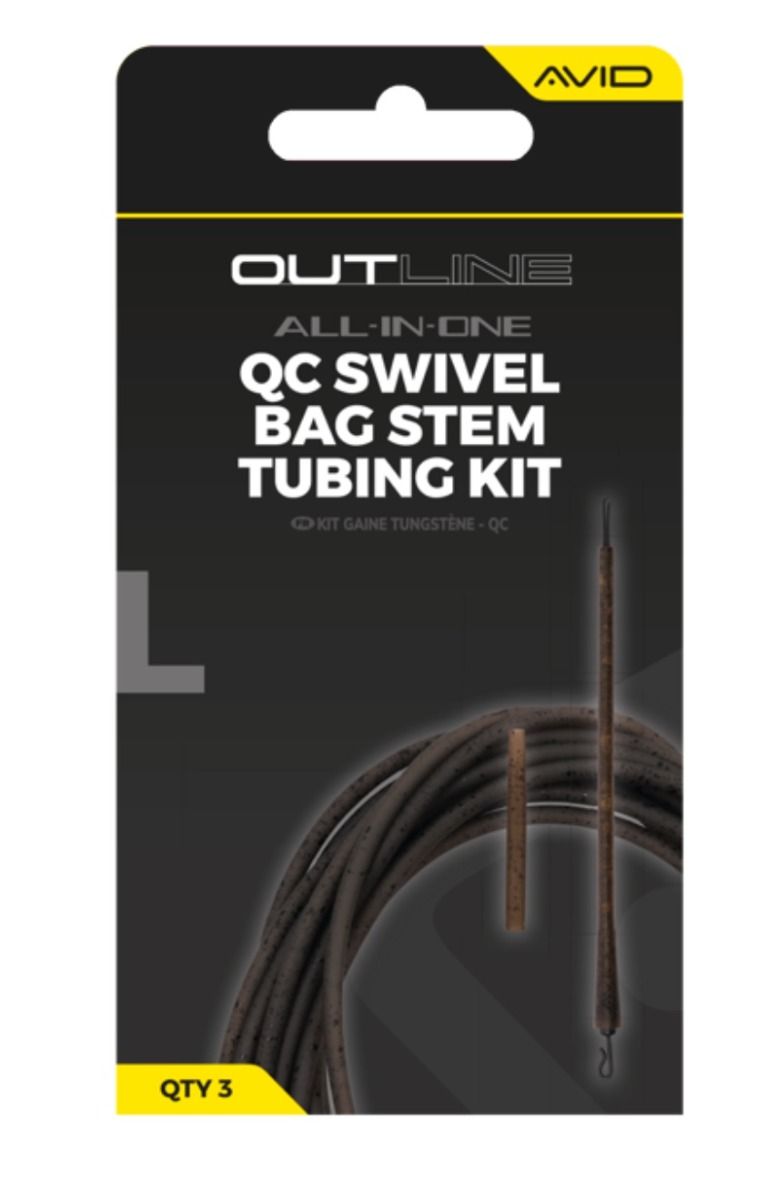 AVID AVID Outline Bag Stem Tungsten Tubing Kit - Ring Swivel - Parkfield Angling Centre