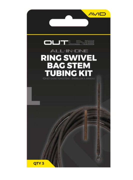 AVID AVID Outline Bag Stem Tungsten Tubing Kit - Ring Swivel - Parkfield Angling Centre
