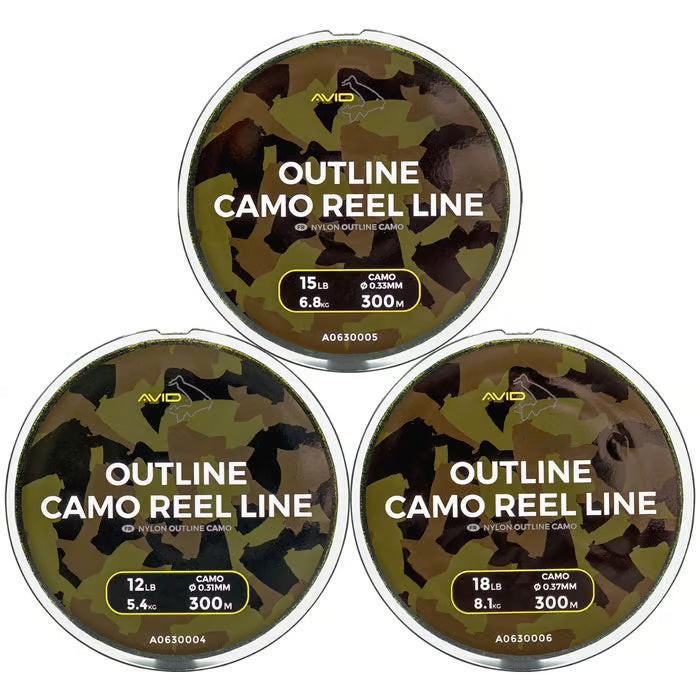 AVID AVID Outline Camo Reel Line - Parkfield Angling Centre