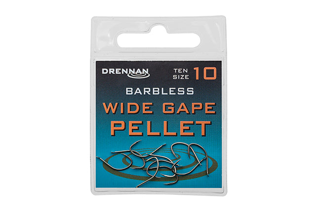 DRENNAN DRENNAN Barbless Wide Gape Pellet  - Parkfield Angling Centre