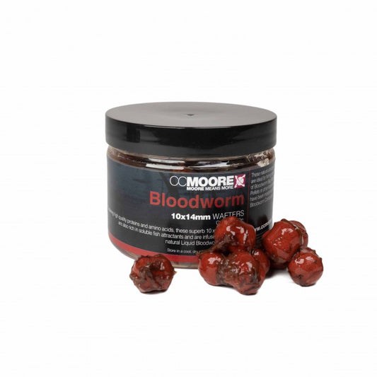 CC MOORE CC MOORE Bloodworm Wafters 10x14mm (50)  - Parkfield Angling Centre