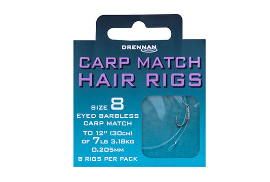 DRENNAN DRENNAN Carp Match Hair Rigs  - Parkfield Angling Centre