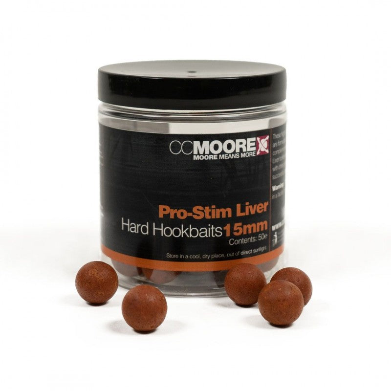 CC MOORE CC MOORE Pro-Stim Liver Hard Hookbaits  - Parkfield Angling Centre