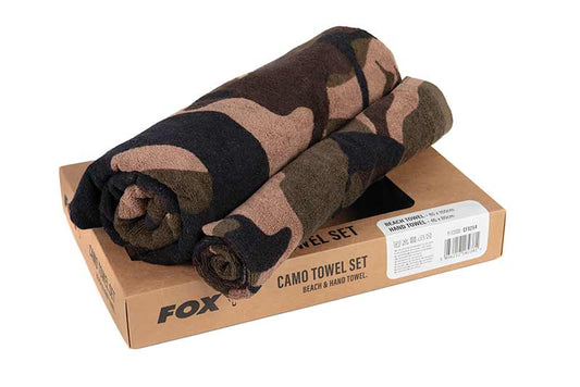 FOX FOX Camo beach / hand towel box set  - Parkfield Angling Centre