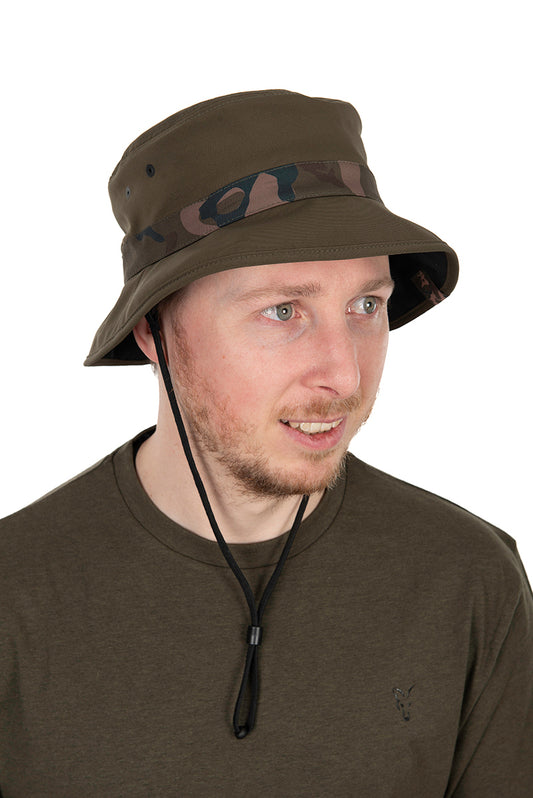 FOX FOX Khaki  / Camo Boonie Hat  - Parkfield Angling Centre
