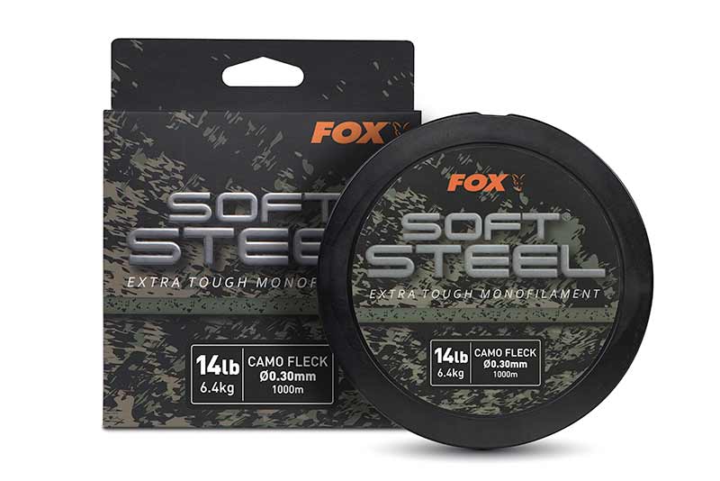 FOX FOX Soft Steel Fleck Camo Mono - Parkfield Angling Centre