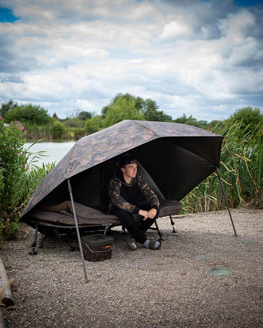 Parkfield Angling Centre FOX 60 Inch Camo Brolly - Parkfield Angling Centre
