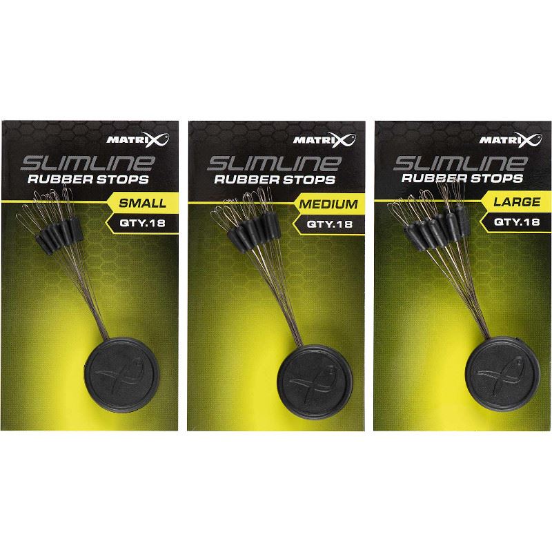 MATRIX MATRIX  Slim Line Rubber Stops  - Parkfield Angling Centre