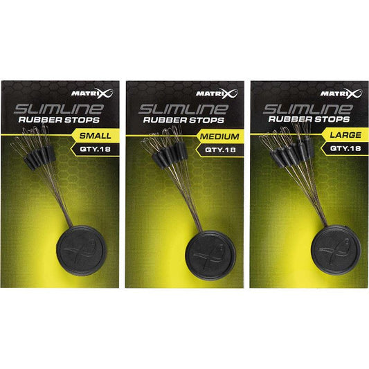 MATRIX MATRIX  Slim Line Rubber Stops  - Parkfield Angling Centre