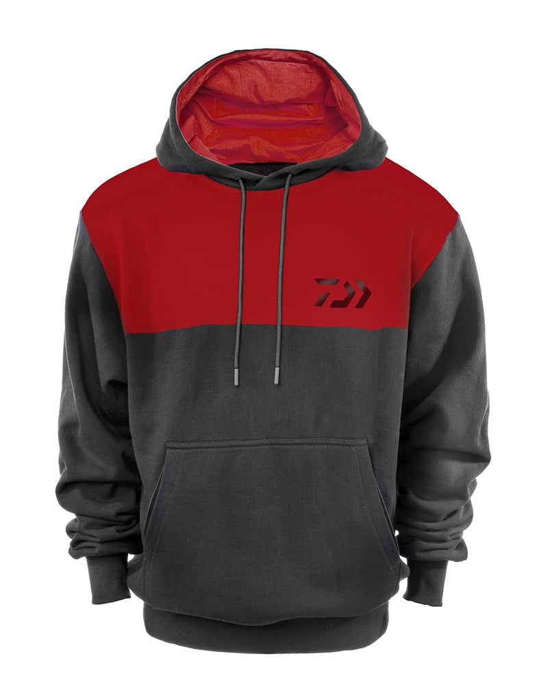 DAIWA DAIWA Daiwa Blk/Red Hoodie - Parkfield Angling Centre