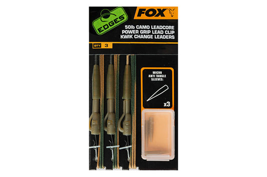 FOX FOX Edges Kwik Change lead clip Tubing Rigs  - Parkfield Angling Centre