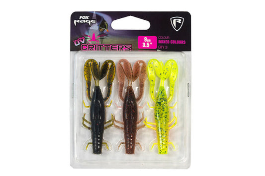 FOX FOX Critter mixed colour pack x 3pcs - Parkfield Angling Centre