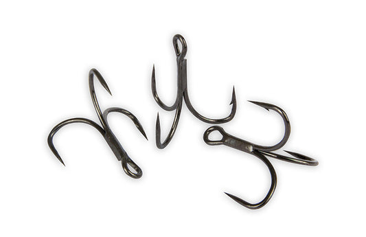 FOX FOX RAGE Predator Powerpoint X-Strong Trebles Semi-Barbed size 4 x 8  - Parkfield Angling Centre