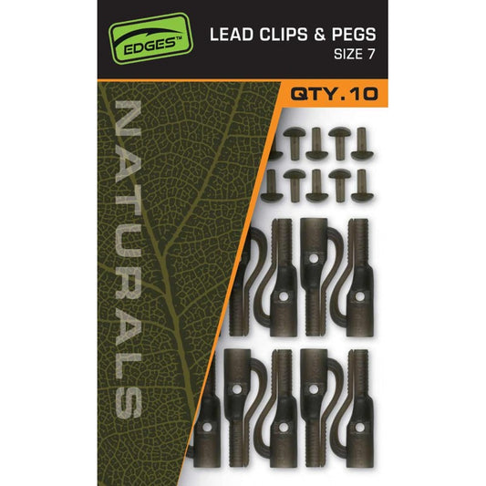 FOX FOX Naturals Size 7 Lead Clips & pegs  - Parkfield Angling Centre