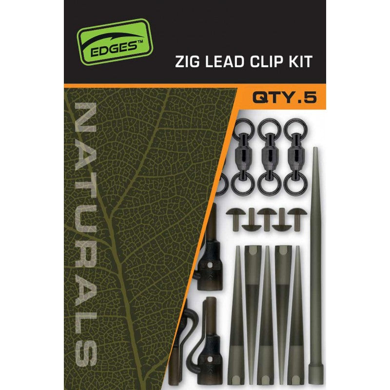 FOX FOX Naturals Zig Lead Clip Kit  - Parkfield Angling Centre