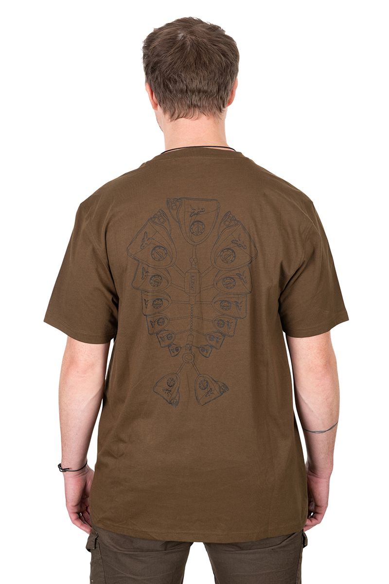FOX FOX Khaki Indicator T-Shirt - Parkfield Angling Centre