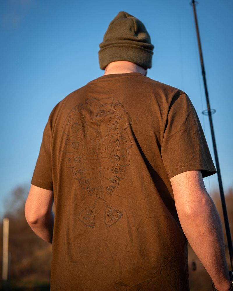 FOX FOX Khaki Indicator T-Shirt - Parkfield Angling Centre