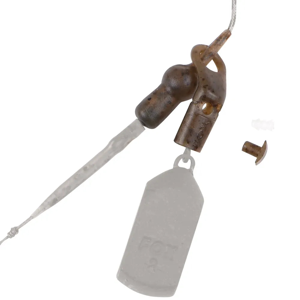 FOX FOX Edges Camo Angled Drop off run rig kit x 6  - Parkfield Angling Centre