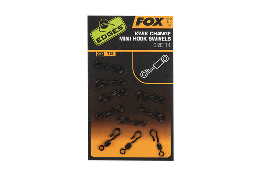 FOX FOX Kwik Change Mini Hook Swivel size 11 x 10  - Parkfield Angling Centre