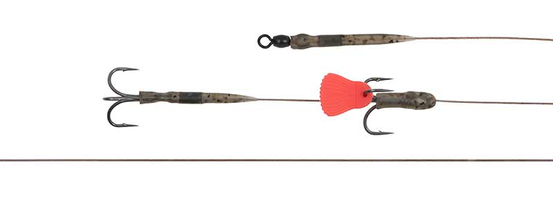FOX FOX Rage Predator Twin Treble Trace Barbed  - Parkfield Angling Centre