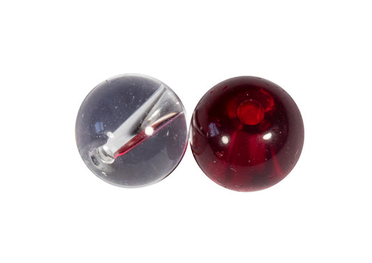 FOX Rage SP 6mm Clear and Red Glass Beads