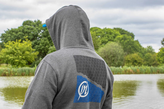 PRESTON PRESTON Grey Zip Hoodie  - Parkfield Angling Centre